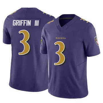 Purple Men's Robert Griffin III Baltimore Ravens Limited Vapor F.U.S.E. Jersey