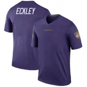 Purple Men's Ryan Eckley Baltimore Ravens Legend Color Rush Jersey