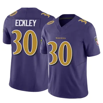 Purple Men's Ryan Eckley Baltimore Ravens Limited Vapor F.U.S.E. Jersey