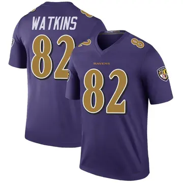Purple Men's Sammy Watkins Baltimore Ravens Legend Color Rush Jersey