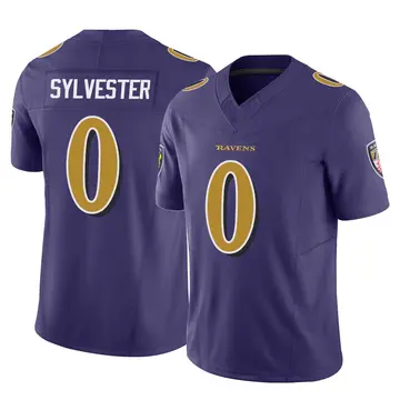 Purple Men's Trevonte Sylvester Baltimore Ravens Limited Vapor F.U.S.E. Jersey