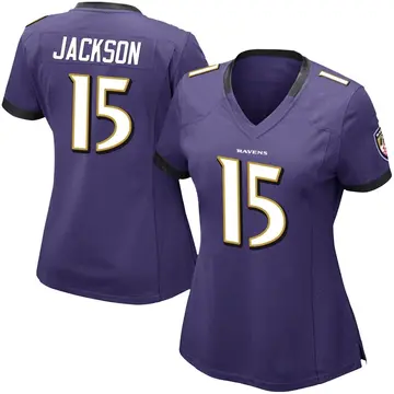 Purple Women's DeSean Jackson Baltimore Ravens Limited Team Color Vapor Untouchable Jersey
