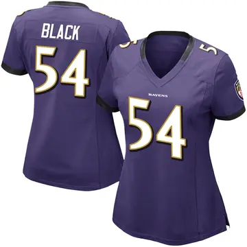 Purple Women's Diwun Black Baltimore Ravens Limited Team Color Vapor Untouchable Jersey