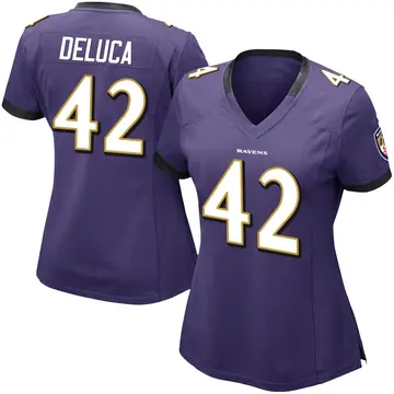Purple Women's Dominic DeLuca Baltimore Ravens Limited Team Color Vapor Untouchable Jersey