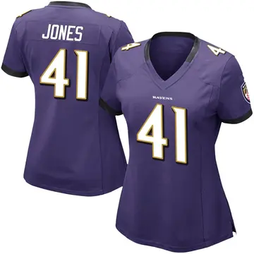 Purple Women's Dre'Mont Jones Baltimore Ravens Limited Team Color Vapor Untouchable Jersey