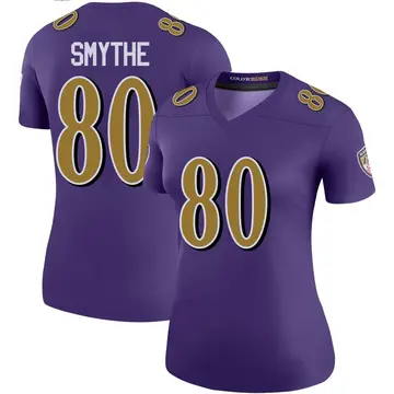 Purple Women's Durham Smythe Baltimore Ravens Legend Color Rush Jersey