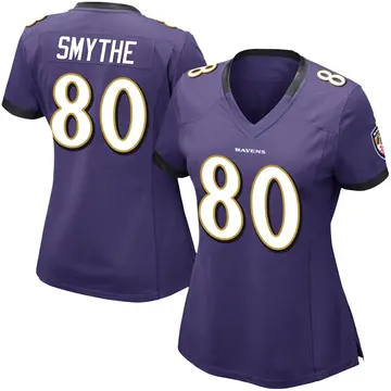 Purple Women's Durham Smythe Baltimore Ravens Limited Team Color Vapor Untouchable Jersey