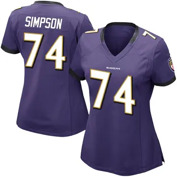 Purple Women's John Simpson Baltimore Ravens Limited Team Color Vapor Untouchable Jersey