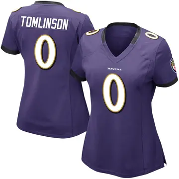 Purple Women's Laken Tomlinson Baltimore Ravens Limited Team Color Vapor Untouchable Jersey