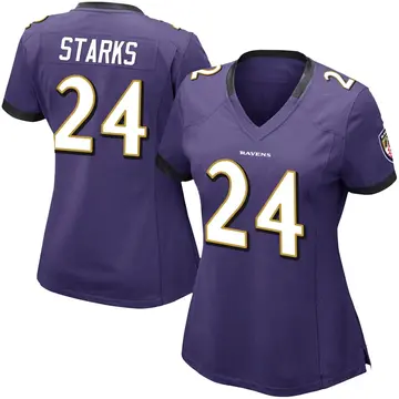Purple Women's Malaki Starks Baltimore Ravens Limited Team Color Vapor Untouchable Jersey
