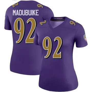Purple Women's Nnamdi Madubuike Baltimore Ravens Legend Color Rush Jersey