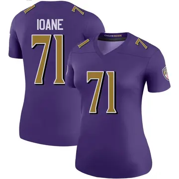 Purple Women's Olaivavega Ioane Baltimore Ravens Legend Color Rush Jersey