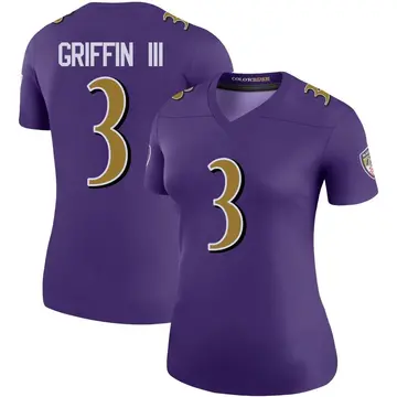 Purple Women's Robert Griffin III Baltimore Ravens Legend Color Rush Jersey