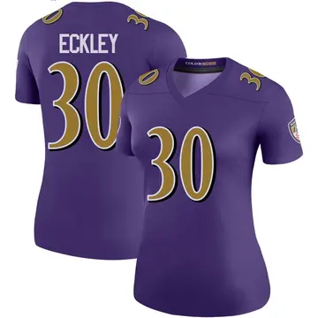 Purple Women's Ryan Eckley Baltimore Ravens Legend Color Rush Jersey