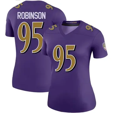 Purple Women's Tavius Robinson Baltimore Ravens Legend Color Rush Jersey