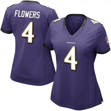 Purple Women's Zay Flowers Baltimore Ravens Limited Team Color Vapor Untouchable Jersey