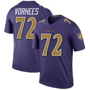 Purple Youth Andrew Vorhees Baltimore Ravens Legend Color Rush Jersey