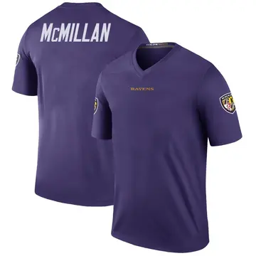 Purple Youth Dontae McMillan Baltimore Ravens Legend Color Rush Jersey
