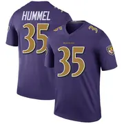 Purple Youth Jacob Hummel Baltimore Ravens Legend Color Rush Jersey
