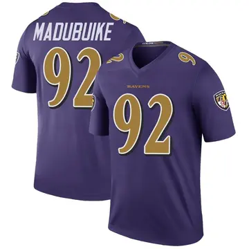 Purple Youth Nnamdi Madubuike Baltimore Ravens Legend Color Rush Jersey