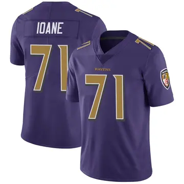 Purple Youth Olaivavega Ioane Baltimore Ravens Limited Color Rush Vapor Untouchable Jersey