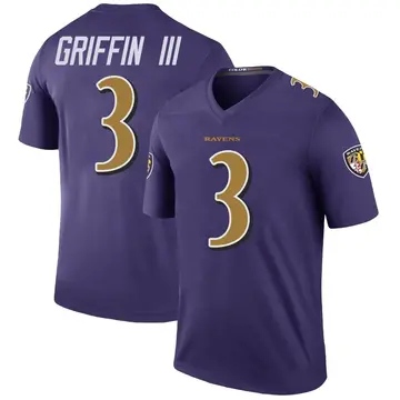 Purple Youth Robert Griffin III Baltimore Ravens Legend Color Rush Jersey