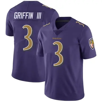 Purple Youth Robert Griffin III Baltimore Ravens Limited Color Rush Vapor Untouchable Jersey