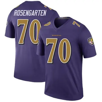 Purple Youth Roger Rosengarten Baltimore Ravens Legend Color Rush Jersey
