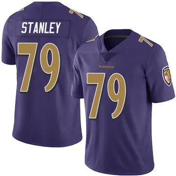 Purple Youth Ronnie Stanley Baltimore Ravens Limited Team Color Vapor Untouchable Jersey