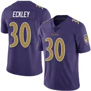 Purple Youth Ryan Eckley Baltimore Ravens Limited Team Color Vapor Untouchable Jersey