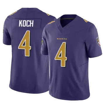 Purple Youth Sam Koch Baltimore Ravens Limited Vapor F.U.S.E. Jersey