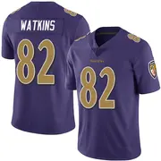 Purple Youth Sammy Watkins Baltimore Ravens Limited Team Color Vapor Untouchable Jersey