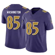 Purple Youth Scotty Washington Baltimore Ravens Limited Vapor F.U.S.E. Jersey