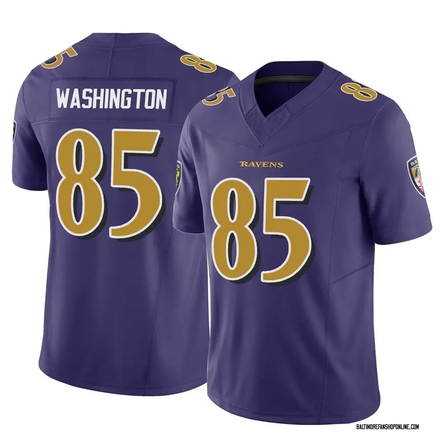 Purple Youth Scotty Washington Baltimore Ravens Limited Vapor F.U.S.E. Jersey