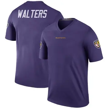 Purple Youth Silas Walters Baltimore Ravens Legend Color Rush Jersey