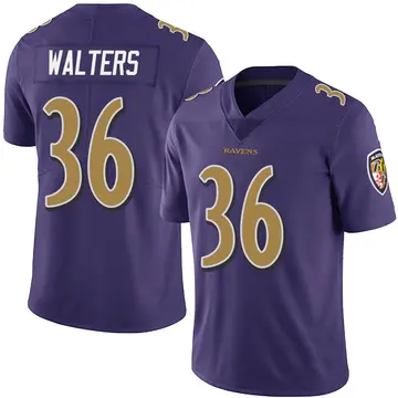 Purple Youth Silas Walters Baltimore Ravens Limited Team Color Vapor Untouchable Jersey