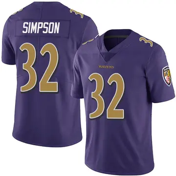 Purple Youth Trenton Simpson Baltimore Ravens Limited Team Color Vapor Untouchable Jersey