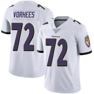 White Men's Andrew Vorhees Baltimore Ravens Limited Vapor Untouchable Jersey