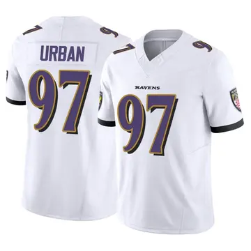 White Men's Brent Urban Baltimore Ravens Limited Vapor F.U.S.E. Jersey