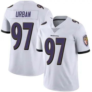 White Men's Brent Urban Baltimore Ravens Limited Vapor Untouchable Jersey
