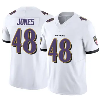 White Men's Carl Jones Baltimore Ravens Limited Vapor F.U.S.E. Jersey
