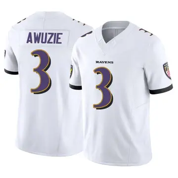 White Men's Chidobe Awuzie Baltimore Ravens Limited Vapor F.U.S.E. Jersey