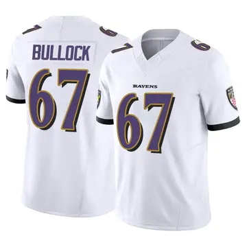 White Men's Corey Bullock Baltimore Ravens Limited Vapor F.U.S.E. Jersey