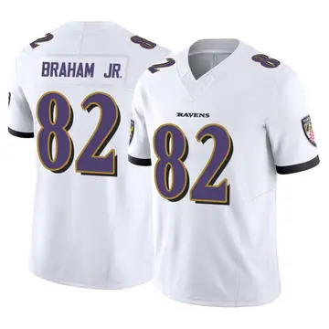 White Men's Cortez Braham Jr. Baltimore Ravens Limited Vapor F.U.S.E. Jersey