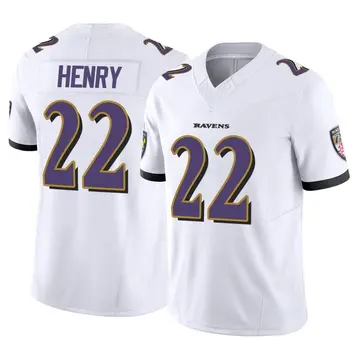 White Men's Derrick Henry Baltimore Ravens Limited Vapor F.U.S.E. Jersey