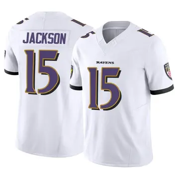 White Men's DeSean Jackson Baltimore Ravens Limited Vapor F.U.S.E. Jersey