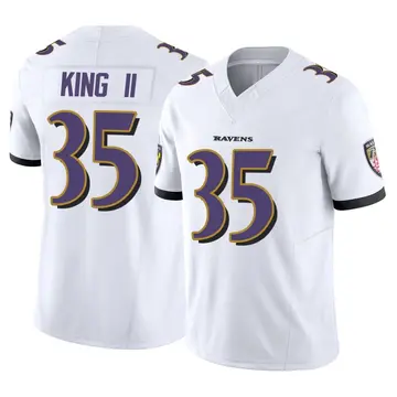 White Men's Desmond King II Baltimore Ravens Limited Vapor F.U.S.E. Jersey