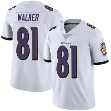 White Men's Devontez Walker Baltimore Ravens Limited Vapor Untouchable Jersey