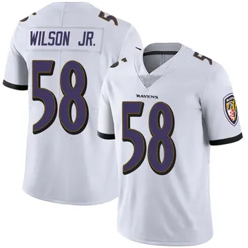 White Men's Dion Wilson Jr. Baltimore Ravens Limited Vapor Untouchable Jersey