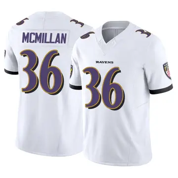 White Men's Dontae McMillan Baltimore Ravens Limited Vapor F.U.S.E. Jersey
